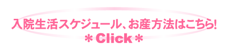 入院生活スケジュール、お産方法はこちら!